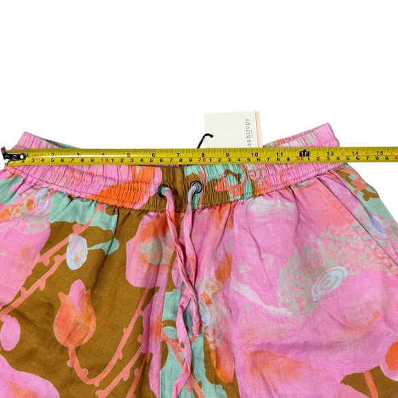 Lanhtropy Aquarela Elastic Linen Shorts - Picture 4 of 8